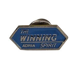 Vintage Adria Airways The Winning Spirit Lapel Pin Slovenia Airline